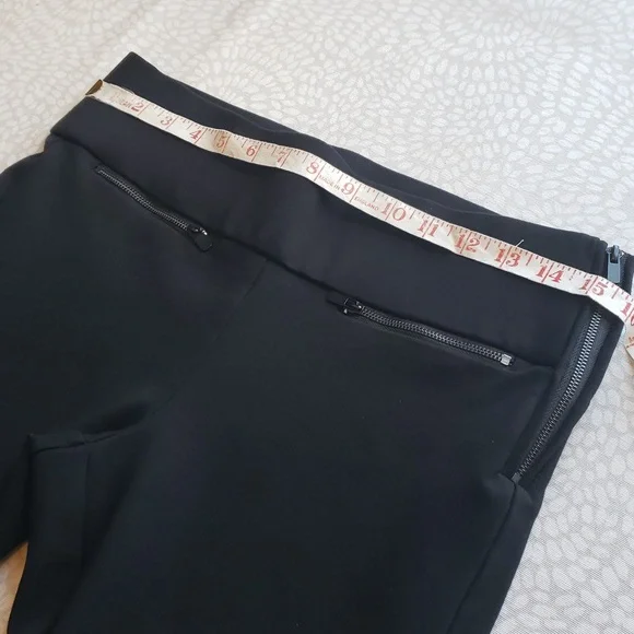 Zara Trafaluc Black Leggings with Zippers Size L - Picture 7 of 9